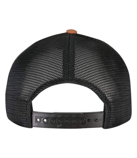 Casquette Trucker Caramel Noir Flexfit