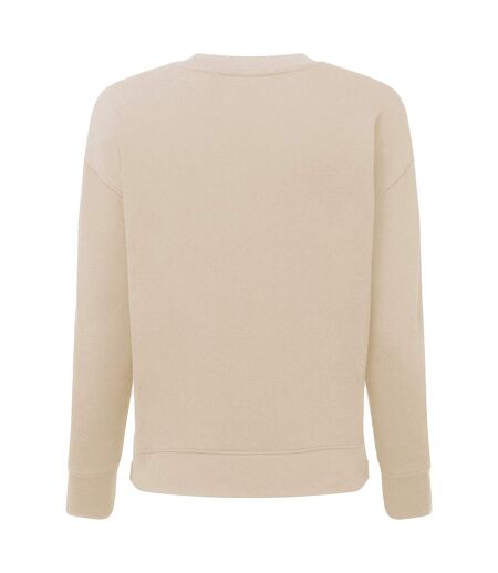Womens/ladies Recycled Zipped Sweatshirt Nude TriDri