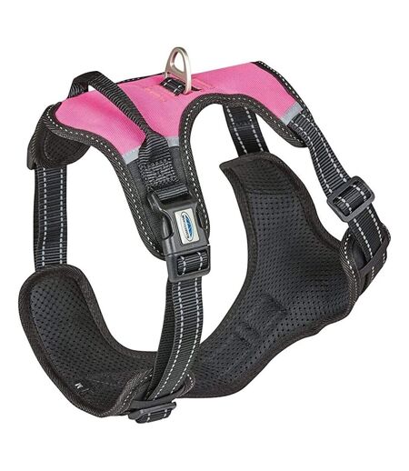 Weatherbeeta Anti-Pull Dog Harness (Black/Pink) (Small) - UTWB1781