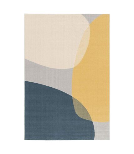 Tapis salon et chambre tissé motif abstrait FLARINE 4