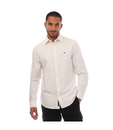 Chemise Homme Blanc Tommy Jeans