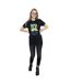 Disney Womens/Ladies Alphabet B Is For Buzz Lightyear Cotton Boyfriend T-Shirt (Noir) - UTBI46921-4