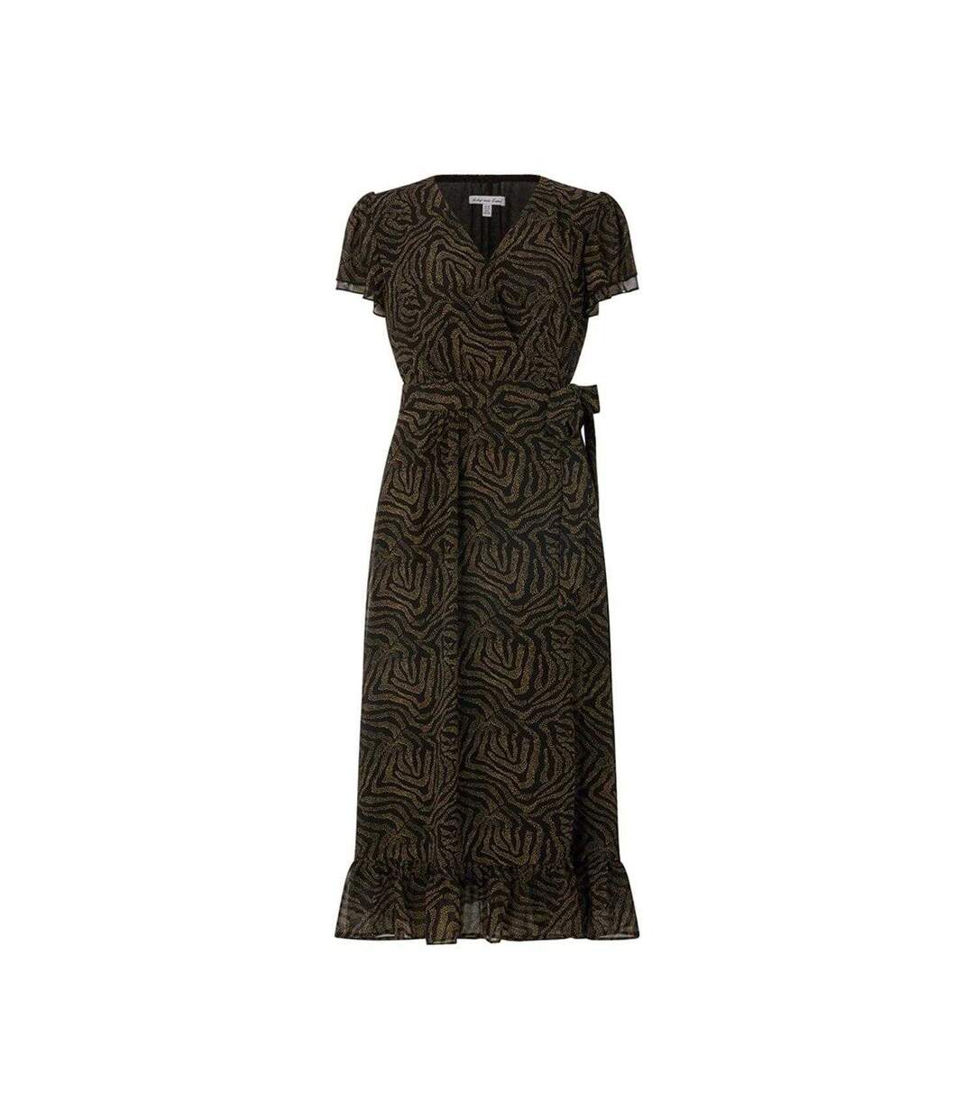 Robe Portefeuille Devina Femme Noir Lily And Lionel-2
