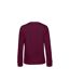 Sweat À Col Ras-du-cou Queen Womens/ladies Cerise Foncée B&C-2