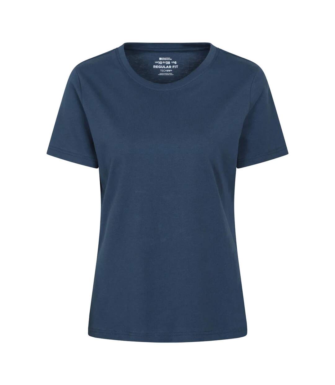 Womens/ladies Three Peaks Graphic Back Print T-shirt Navy Mountain Warehouse-1
