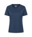 Womens/ladies Three Peaks Graphic Back Print T-shirt Navy Mountain Warehouse-1
