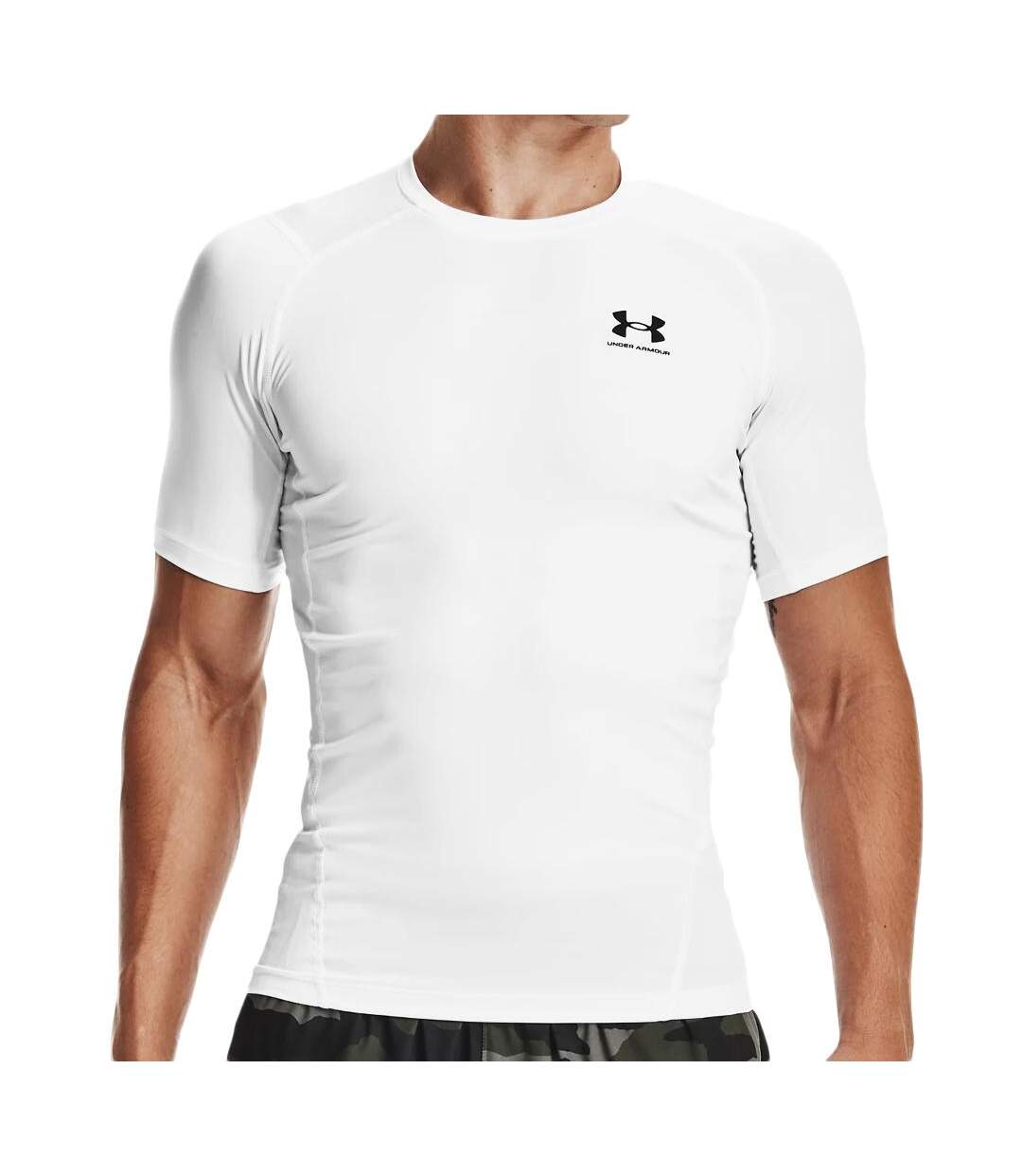 Maillot de Sport Blanc Homme Under Armour Comp 1361518 - L-1