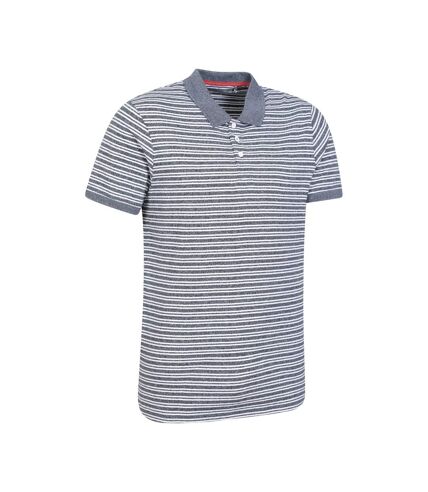 Mountain Warehouse Mens Scouller Striped Polo Shirt (Gray)