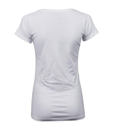 T-shirt femme blanc Tee Jays