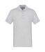 Mens pique polo shirt ash heather Kariban