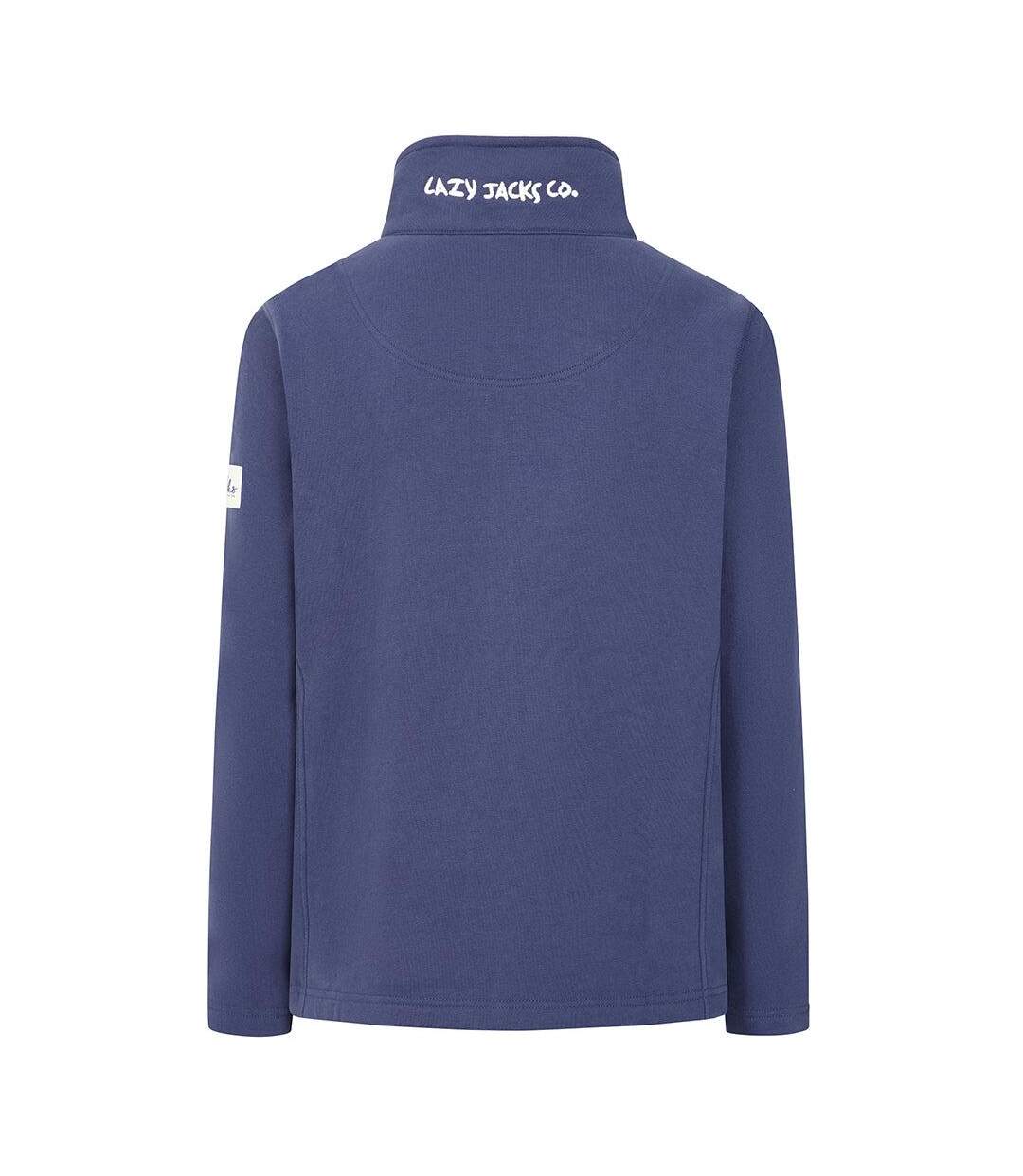 Sweat Motif/style Logo Femme Bleu Marine Lazy Jacks-2