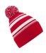 Bonnet Fan Rouge Classique Beechfield-2