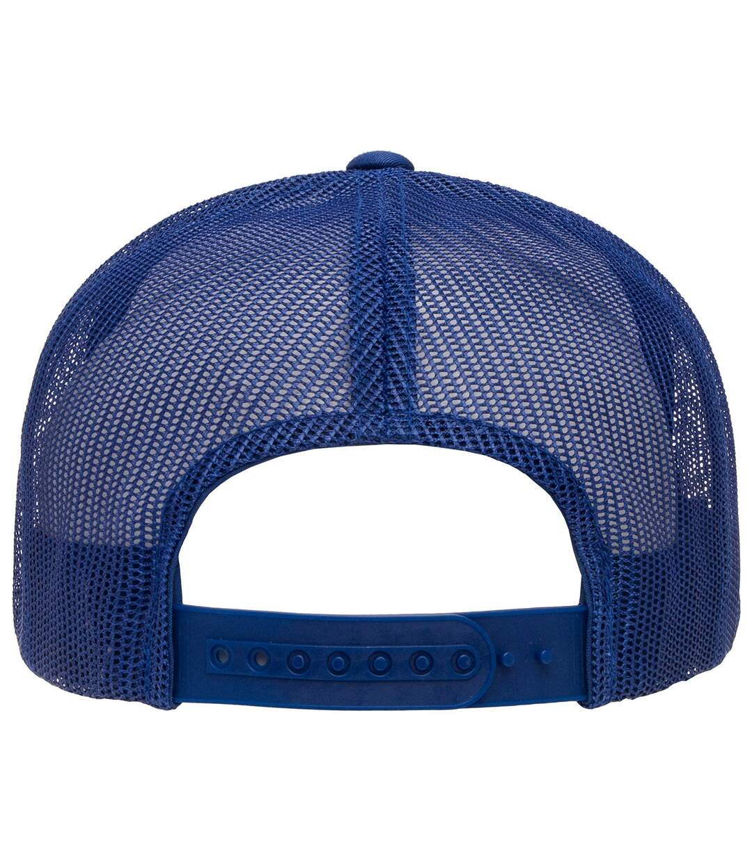 Casquette Trucker Classic Blanc Bleu Roi Yupoong-2