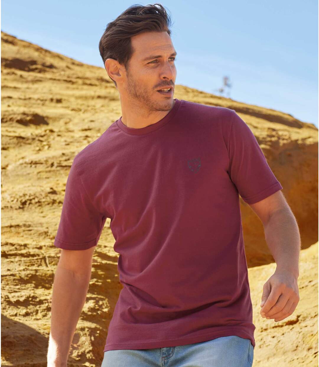 4er-Pack kurzärmelige T-Shirts-4