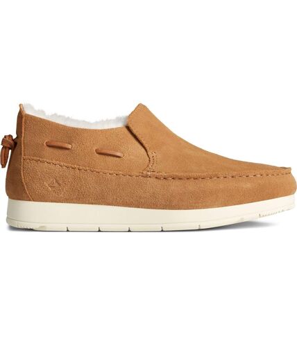 Sperry Womens/Ladies Moc Sider Basic Core Suede Casual Shoes (Tan)