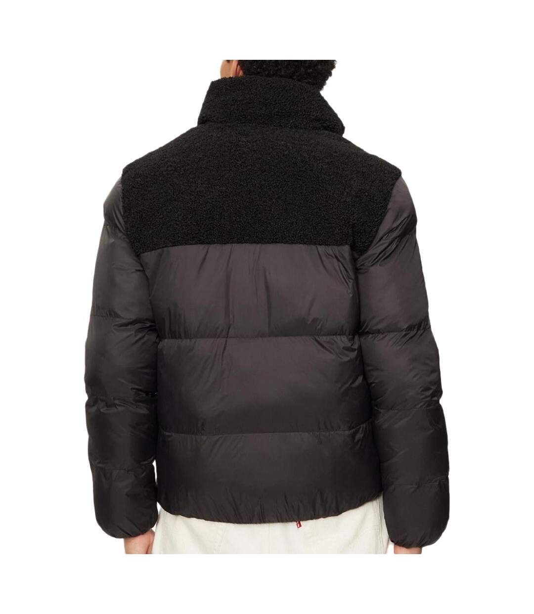 Doudoune noire homme calvin klein sherpa - l-2
