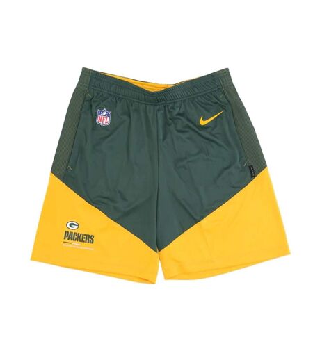 Green Bay Packers Short Jaune/Vert Homme Nike 11UW - L