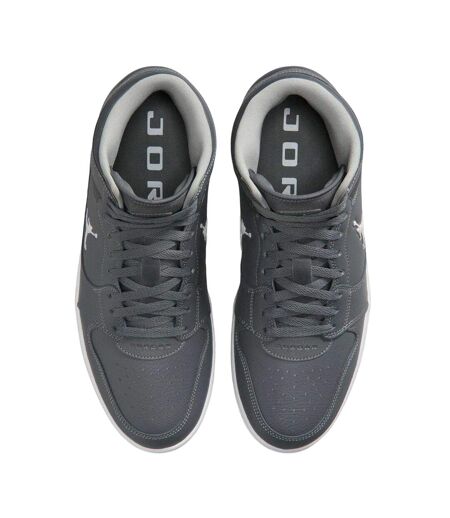 Mens C Connect High Top Trainers Grey White Air