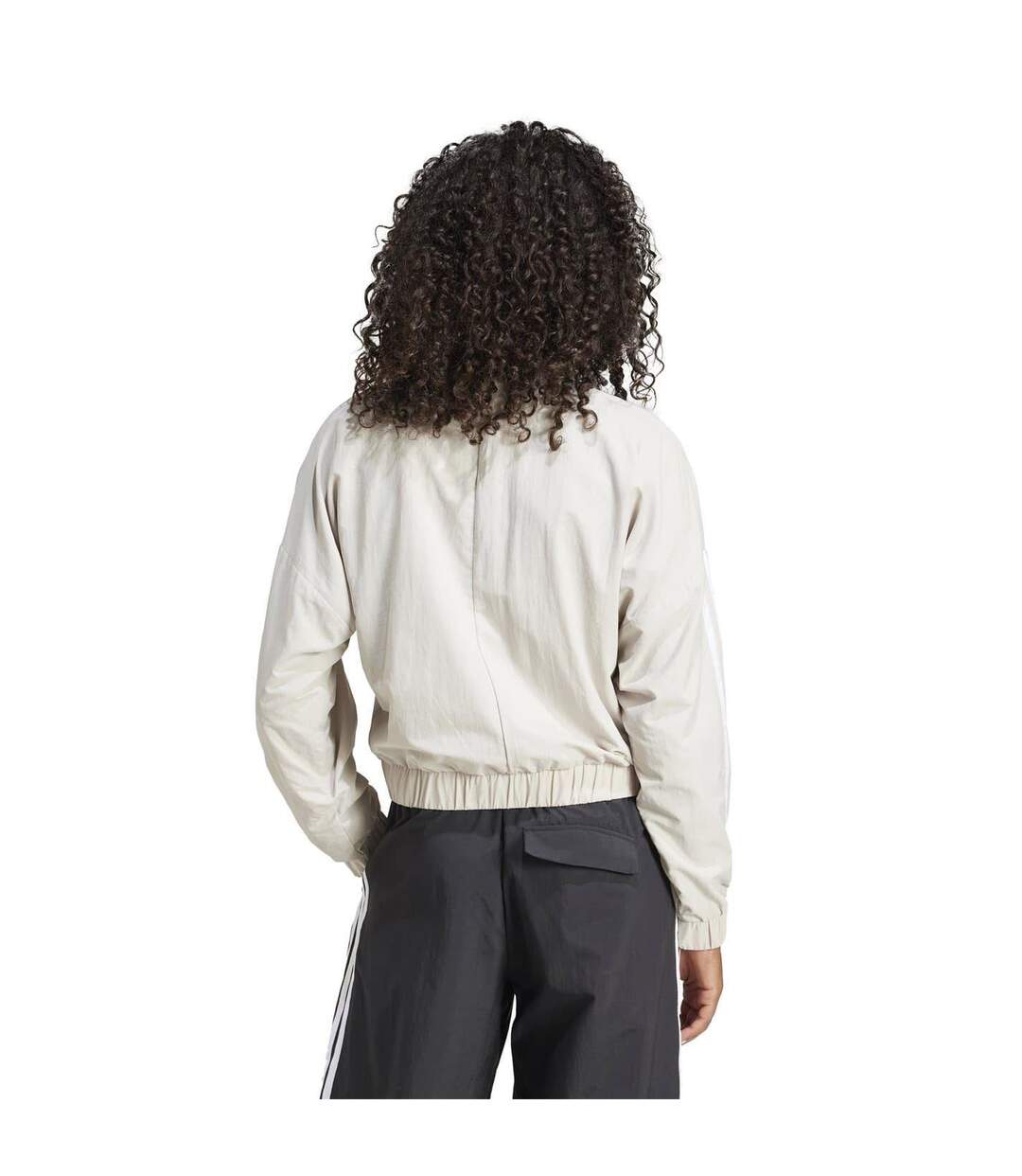 Blouson Aviateur Femme Beige Adidas-3