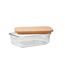 Canoa borosilicate glass lunch box one size transparent MidOcean-3