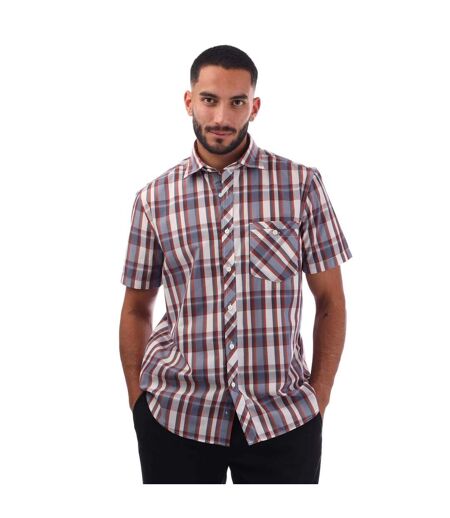 Chemise Motif/style À Carreaux Kenora Homme Orange Trespass