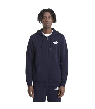 Mens Ess Hoodie Navy Puma