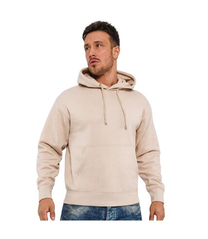 Mens ringspun cotton hoodie sand Casual Classics