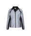 Womens/ladies shine reflective waterproof jacket silver Mountain Warehouse-4