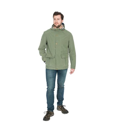 Veste imperméable riverbank homme vert kaki Trespass Trespass