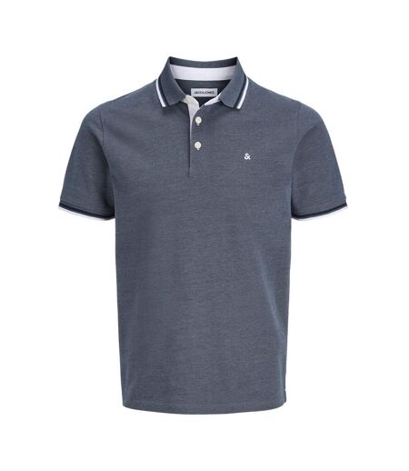 Polo bleu chiné homme jack & jones paulos