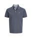 Polo bleu chiné homme jack & jones paulos-2