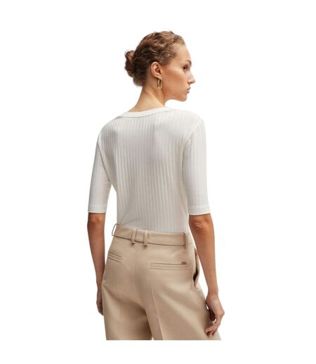 Haut Effilie Femme Blanc Boss