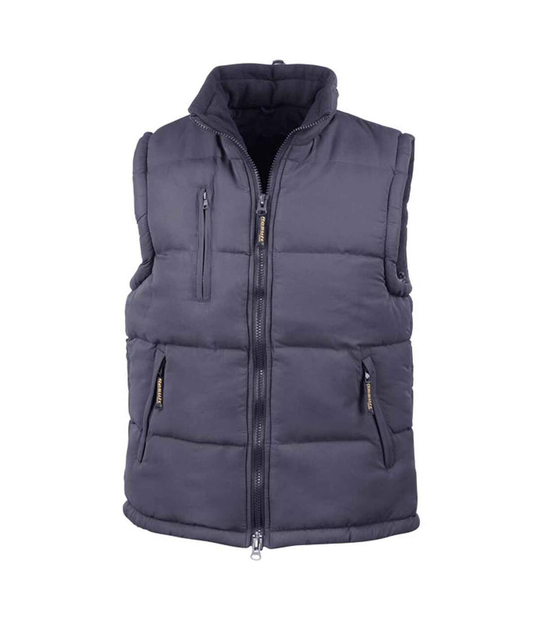 Doudoune anorak sans manches bodywarmer - R088X - bleu marine