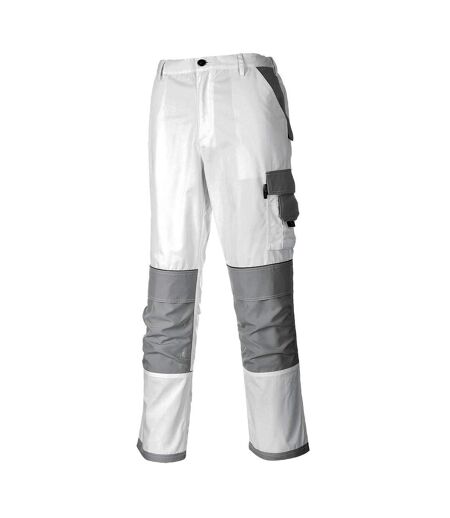 Portwest Mens Painters Pro Work Trousers (White) - UTPW941