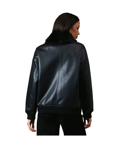 Blouson d'aviateur femme noir Principles