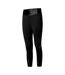 Legging ¾ Motif/style Panneau Maillé Femme Noir Dare 2B-3
