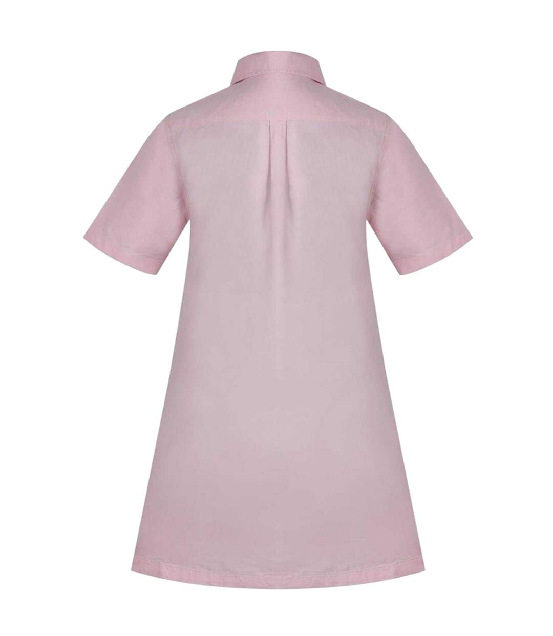 Robe Chemisier Courte Femme Rose Miso-2