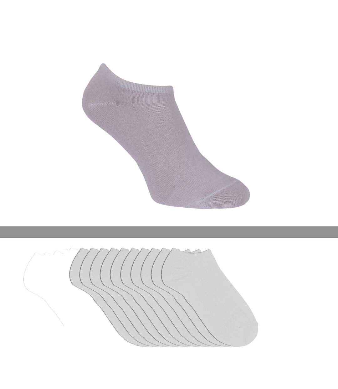 Chaussettes courtes homme lot de 10