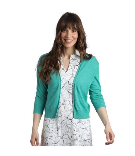 Cardigan Limon Femme Bleu Aqua Weird Fish