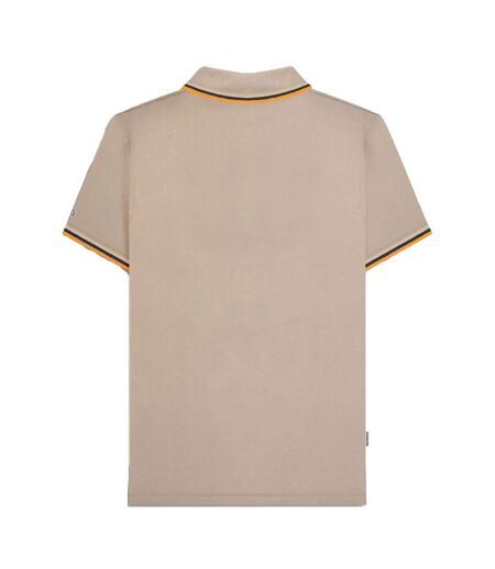 Polo Homme Marron Clair Beige Gris Bleu Marine Orange Lambretta