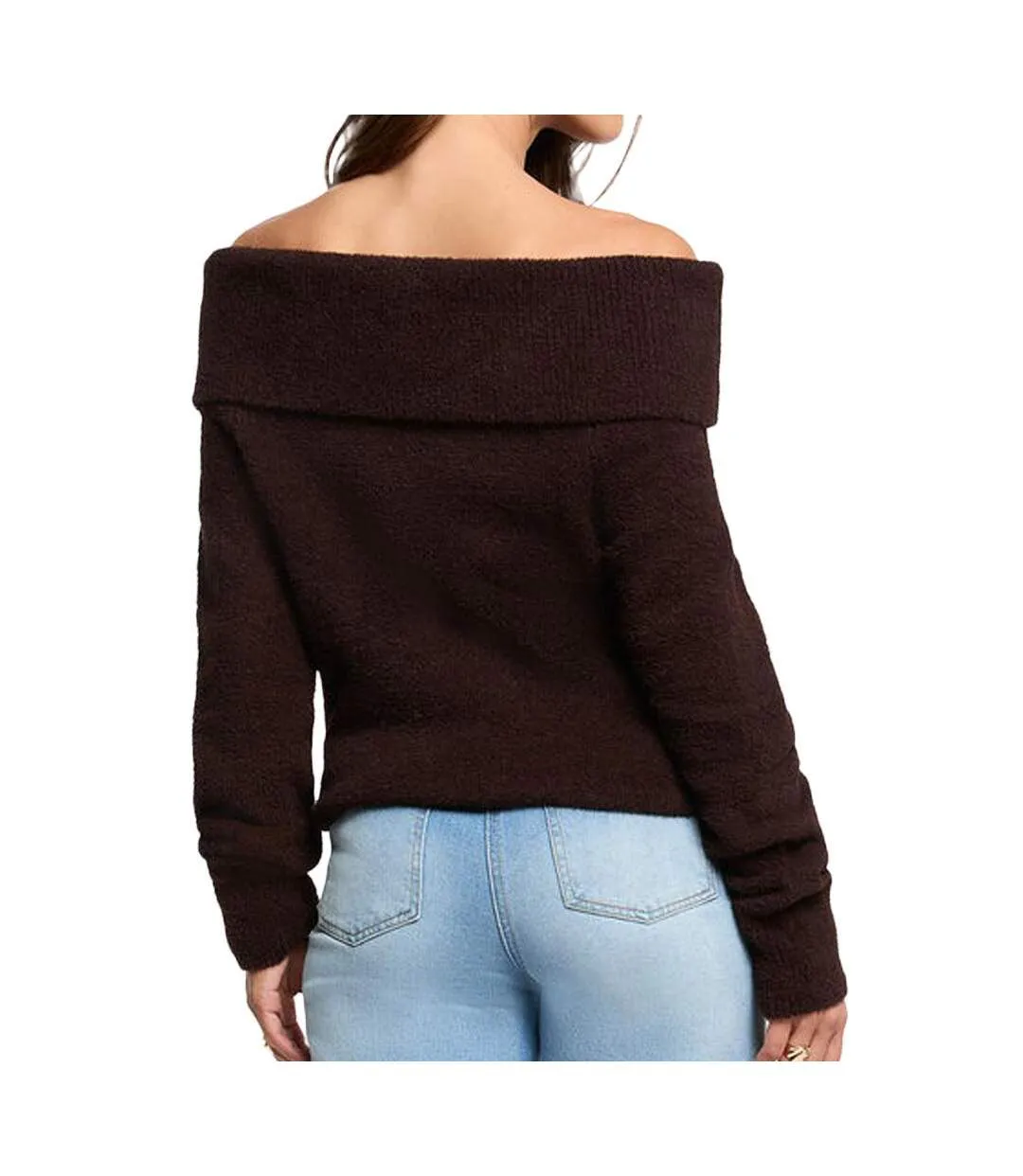 Pull marron femme morgan bogo-2