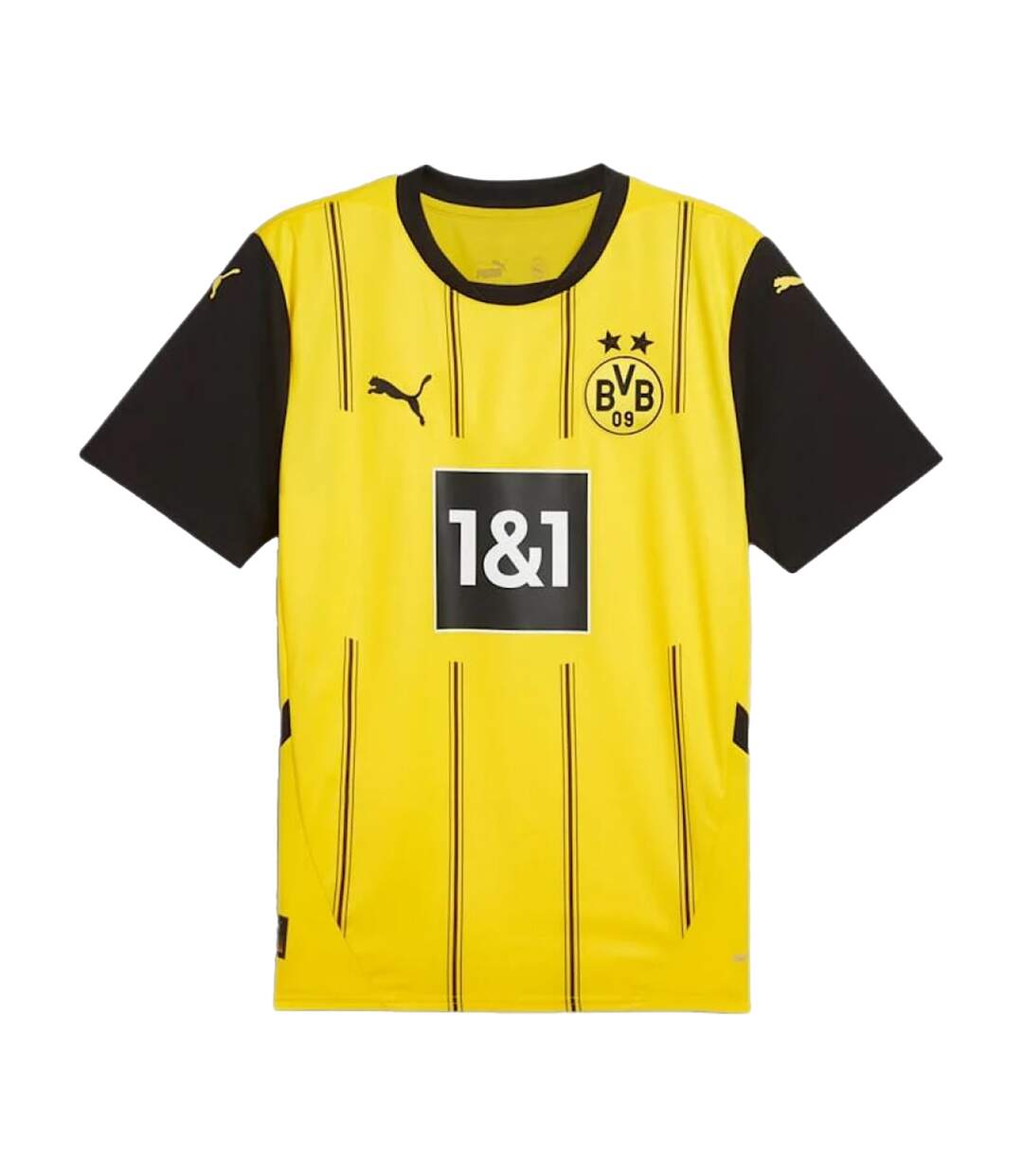 T-shirt Style Borussia Dortmund Home Replica Homme Jaune Noir Puma-2