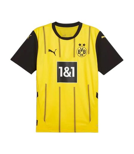 T-shirt Style Borussia Dortmund Home Replica Homme Jaune Noir Puma