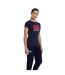 Womens/ladies Logo T-shirt Navy Canterbury-4