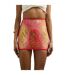 Womens/ladies Floral Pattern Lace Pencil Skirt Red Pink Sinead Gorey-4