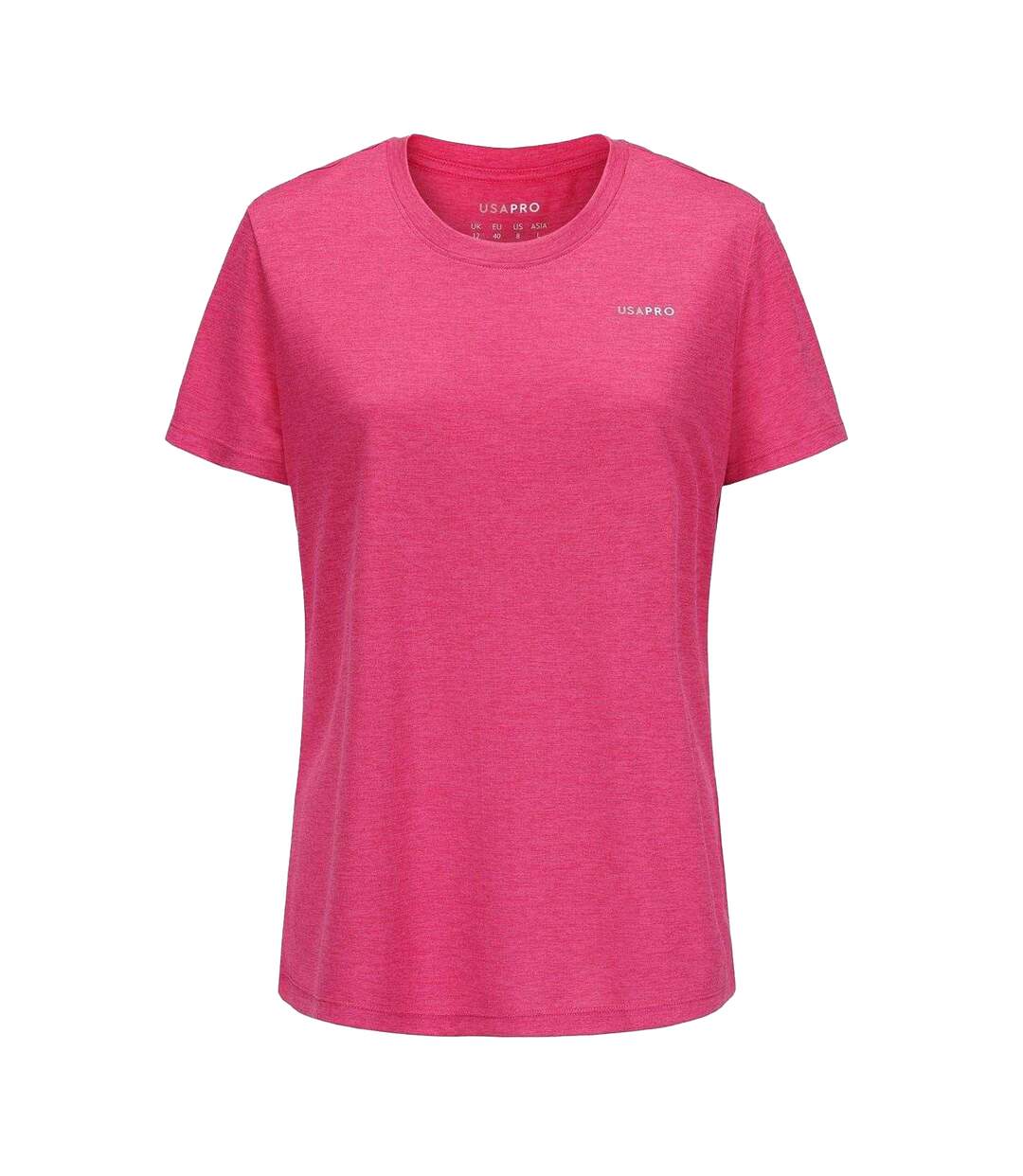 T-shirt Tech C Femme Rose Vif USA Pro-1