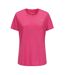 T-shirt Tech C Femme Rose Vif USA Pro-1
