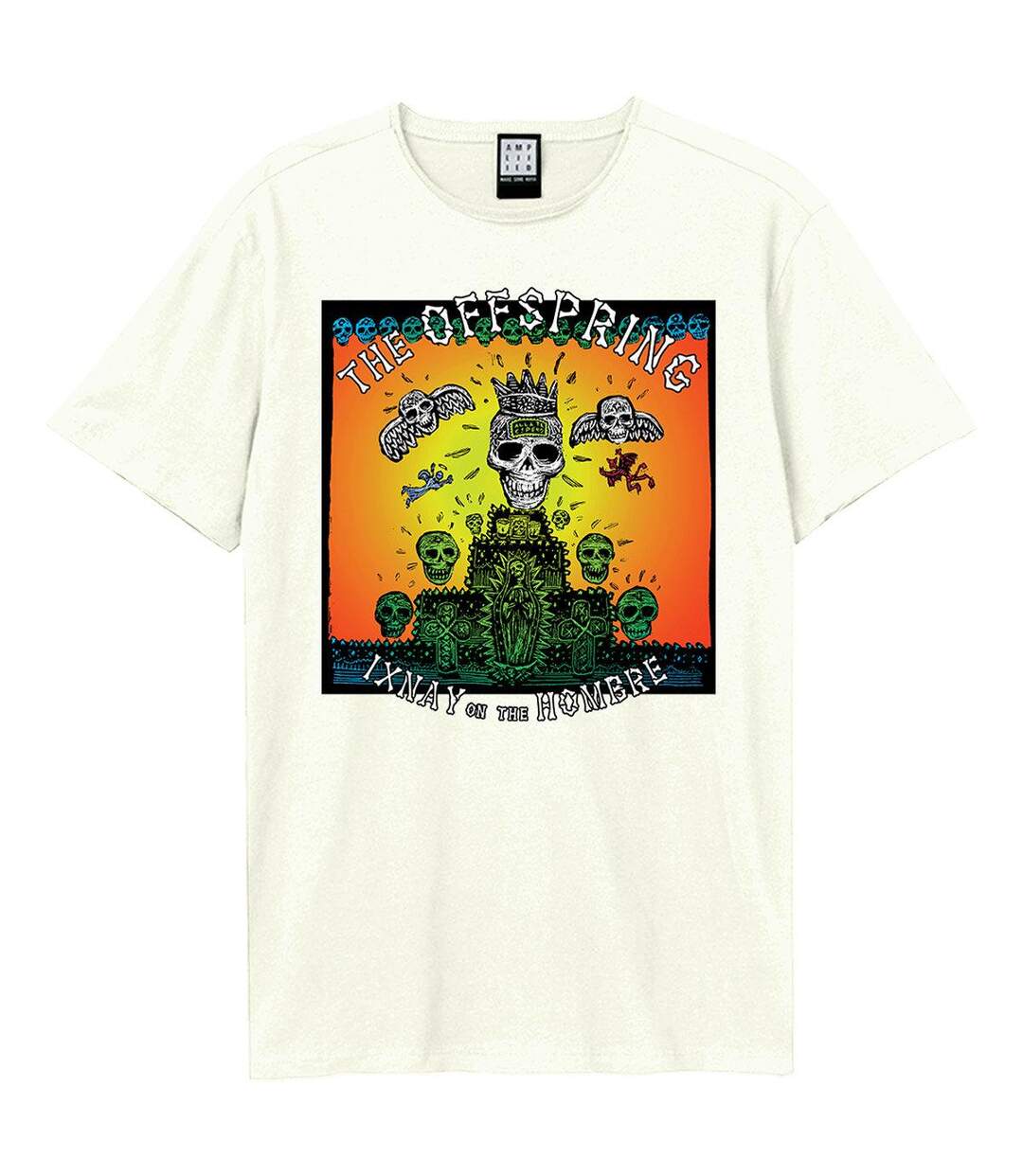 Unisex adult ixnay on the hombre offspring t-shirt vintage white Amplified-1