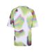 Womens/ladies Abstract Crew Neck T-shirt Green Multicoloured Diadora-2