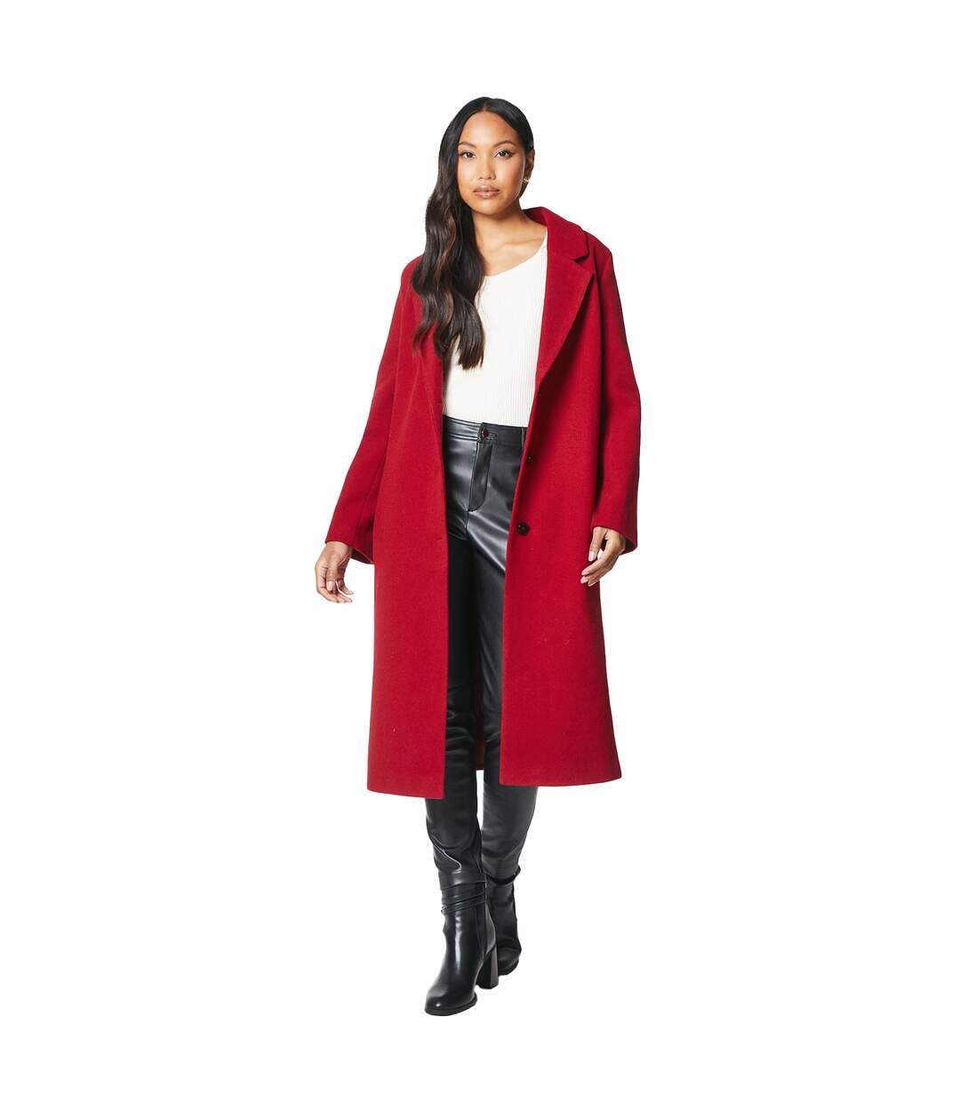 Manteau femme rouge Principles